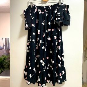 Cherry Shoulder Dress